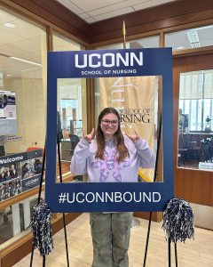 Prospective UConn Nursing Student visits UConn Bound Day.