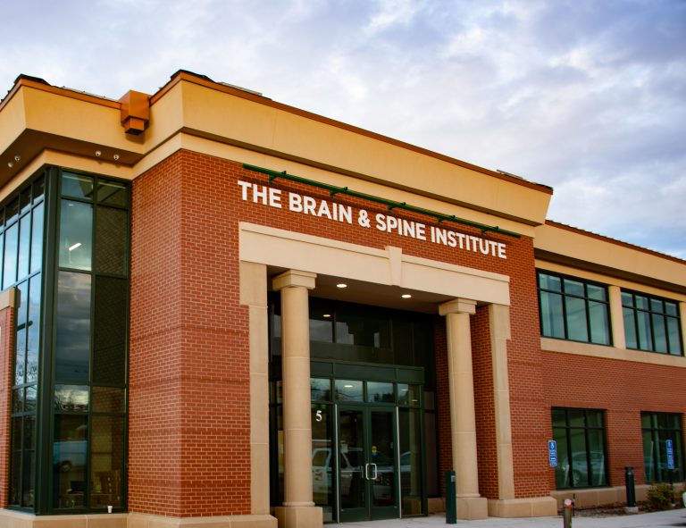 UConn Health's Brain and Spine institute is located at 5 Munson Road in Farmington, Connecticut. (Tina Encarnacion/UConn Health Photo)