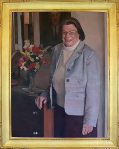 framed portrait of Chief Justice Ellen Ash Peters