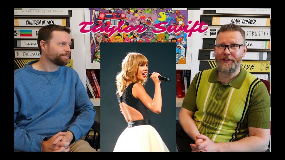 Professors Jeffrey Dudas and Stephen Dyson record a podcast episode about Taylor Swift.