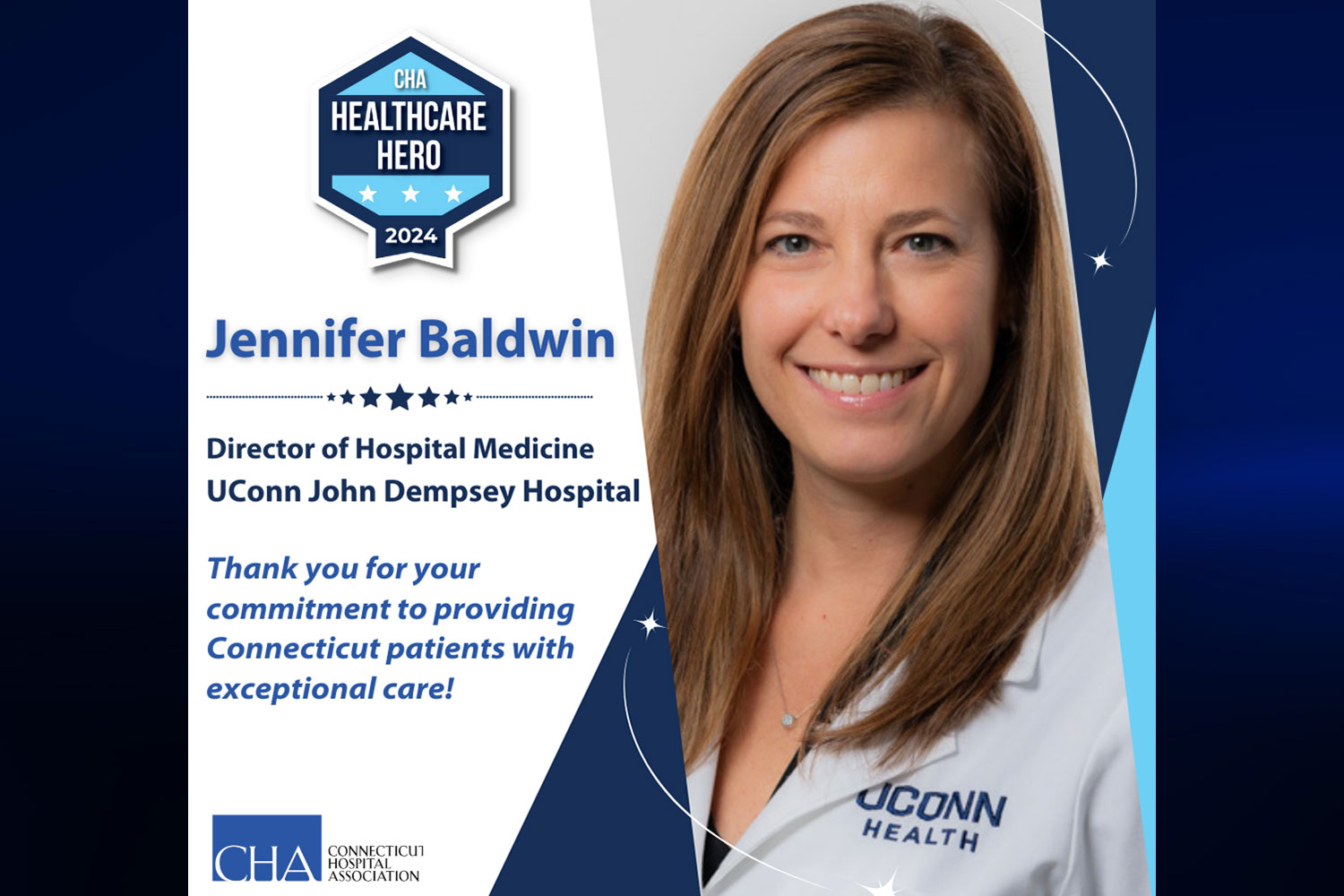 Dr. Jennifer Baldwin Crowned as ‘Healthcare Hero’ by the CHA