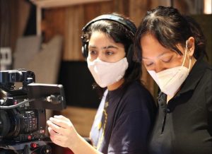 Agustina Aranda '23 (SFA) and Shannon Nasution '23 (SFA) were both members of the first cohort of film production students at UConn Stamford. 