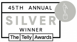 45th Annual Silver Winner The Telly Awards
