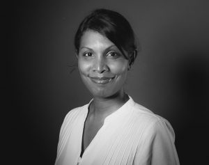 Black and white portrait of Kumanga Andrahennadi, Ph.D., founder/director of the international Centre for Advanced Learning of Mindfulness