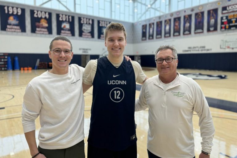 UConn grad Ryan Gresh '09 (ENG) and his father, Gene, have found an investment partner in former UConn basketball star Cam Spencer.