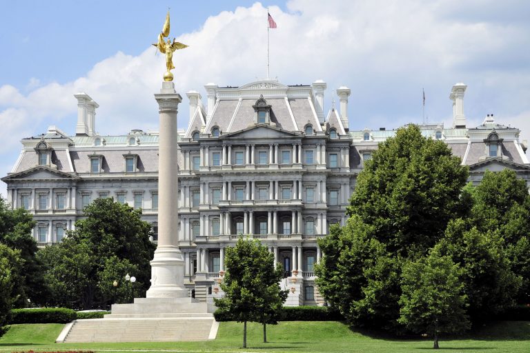The Eisenhower Executive Office Building in Washington, DC