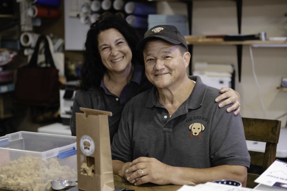 Jackie and Sean Cecchini, owners of The Dog Bone.