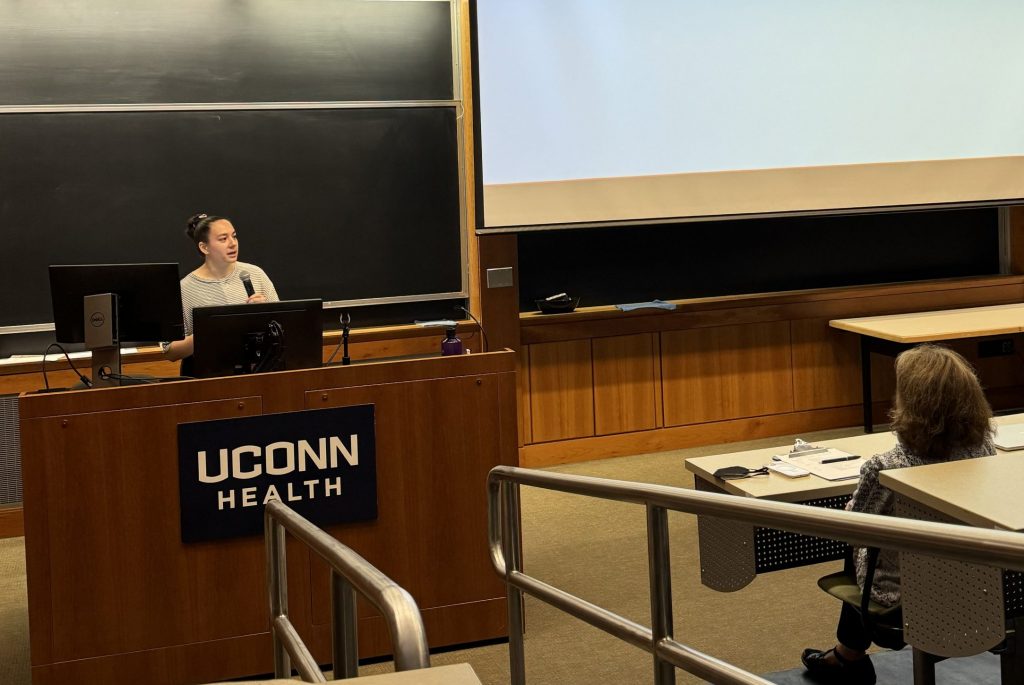 2023-2024 Lepow Award winner Patricia Hare, Combined MD/PhD student, Molecular Biology and Biochemistry AoC (Photo Credit: Perla El Ahmad).