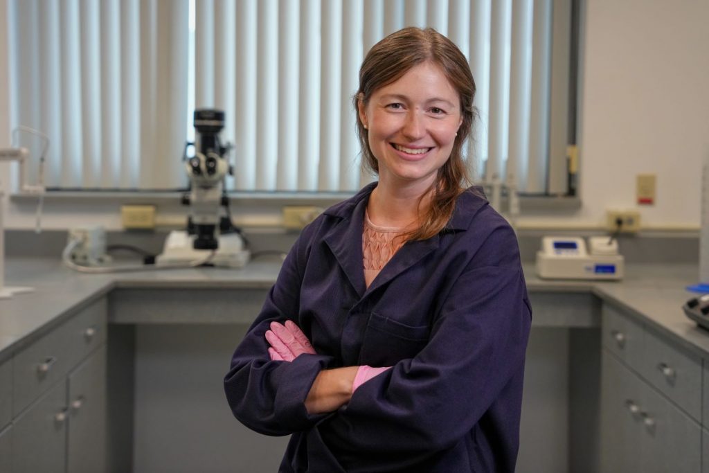 Woman in lab