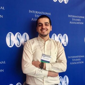 Sercan Canbolat '17 MA '23 Ph.D. at the ISA International Conference 2017 in Hong Kong. 