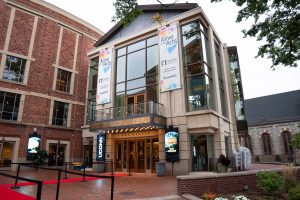 The Bushnell Performing Arts Center in Hartford ready for an evening to celebrate Connecticut's - and UConn's - fascinating history of innovation as showcased in a UConn-produced documentary.