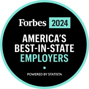 Forbes 2024 America's best-in-state employers square badge