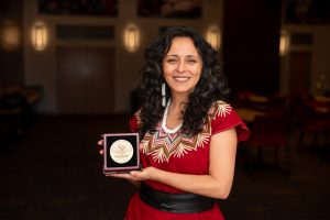 Author Aida Salazar was awarded the 2024 Malka Penn Award for Human Rights in Children's Literature for her picture book, "Jovita Wore Pants: The Story of a Mexican Freedom Fighter.