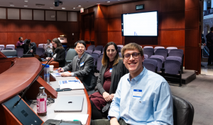 Peter Chen, associate professor of Geography, Rachel Smith-Hale, Assistant Research Director of the Resilient Cities, Racism, and Equity Department, and Crossan Cooper, Ph.D. candidate in the Department of Economics at Yale University