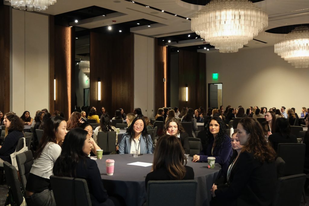 Mentorship group workshops underway at this year's AWMA's Region 1 conference (Photo by Olivia Kuk/Boston University medical student).