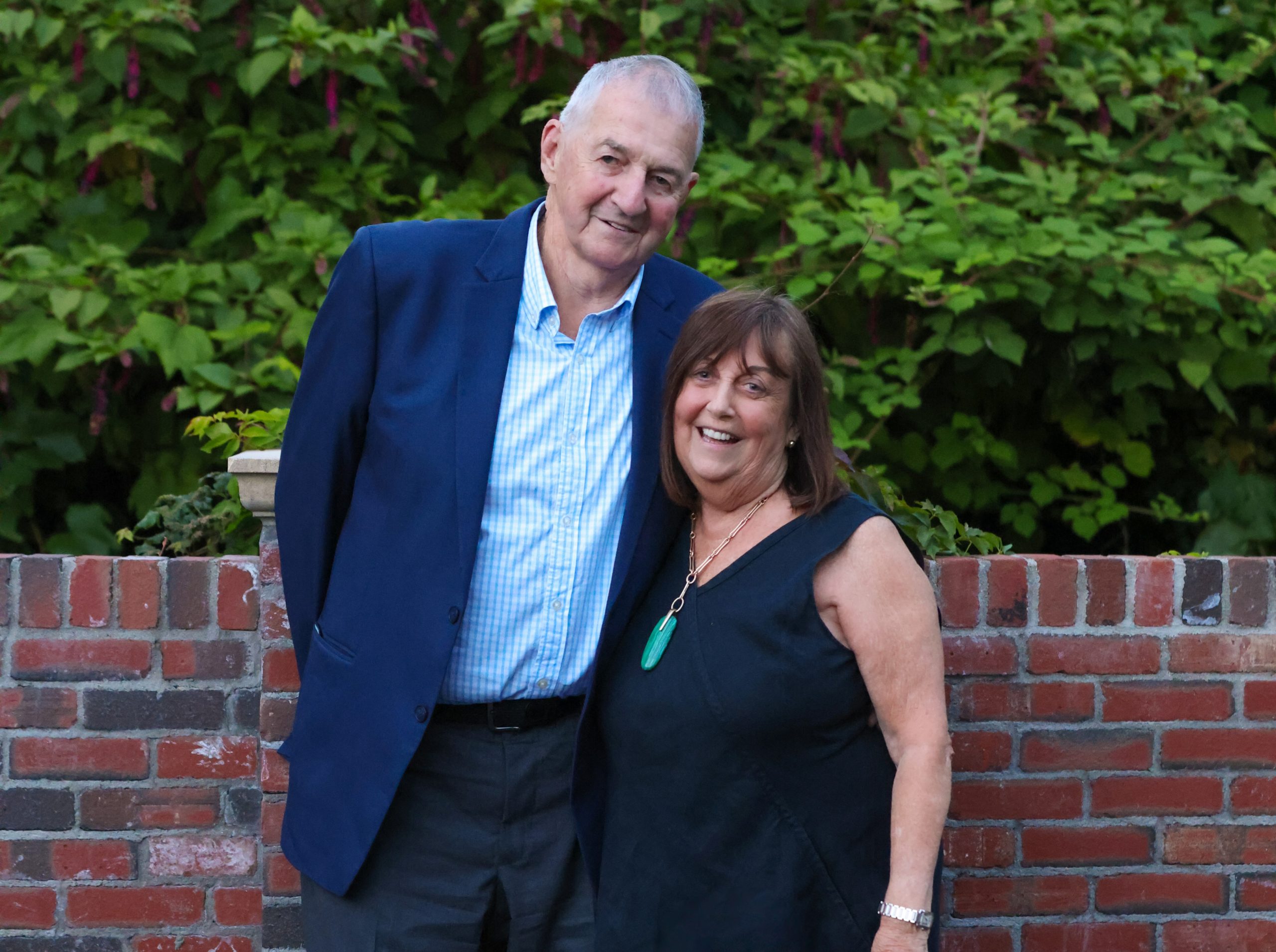 Jim and Pat Calhoun (UConn Foundation photo).