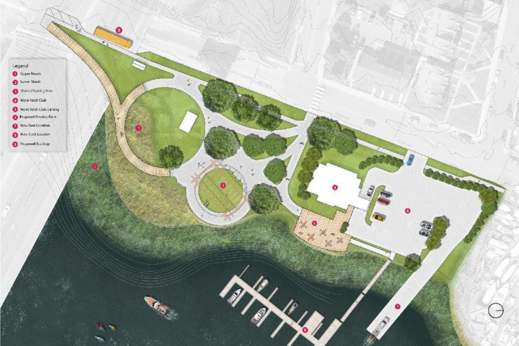 Rendering of the Yellow Mill Channel redesign