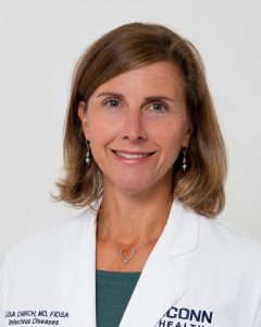 Dr. Lisa Chirch portrait white coat