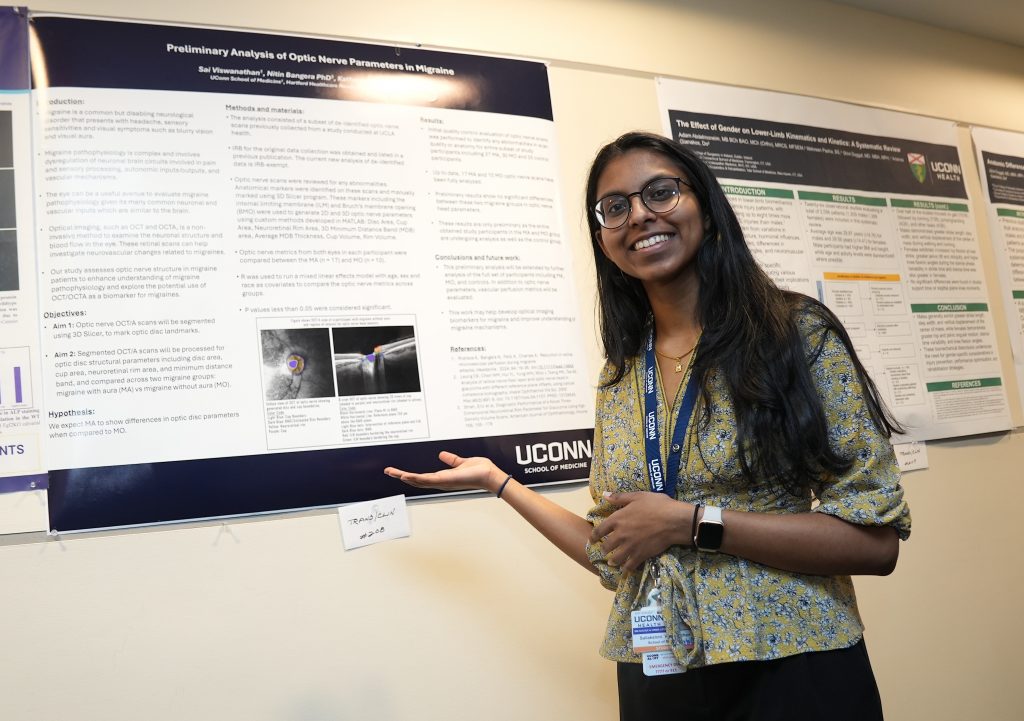 UConn second-year medical student Sai Viswanathan.