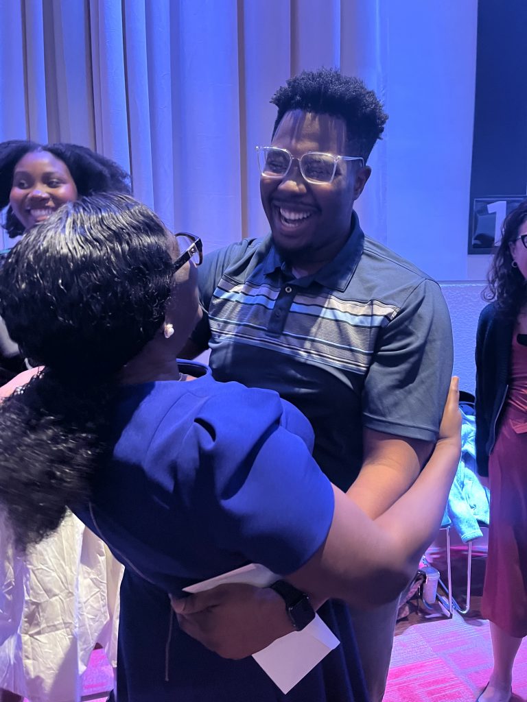 Ireoluwatomiwa Opayemi was inspired to enter medicine thanks to his mom, a nurse. He was happy to celebrate his match news with her. 