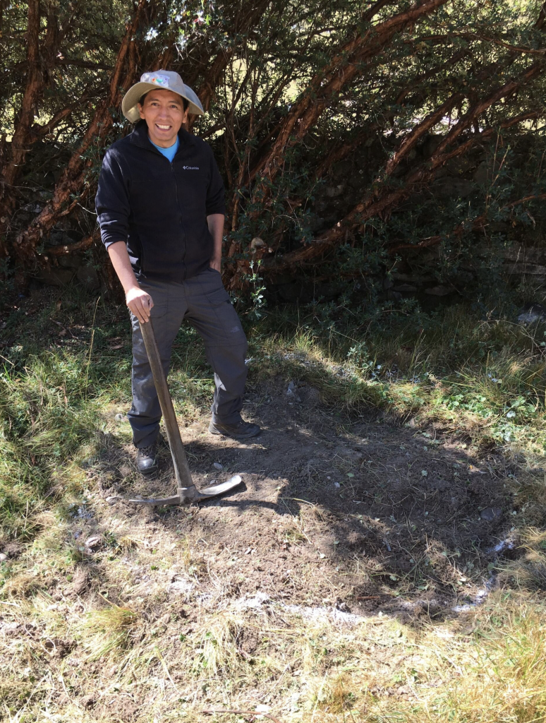 Assistant Professor Davis Chacón-Hurtado, pictured here at an EWB project in Peru, received an NSF grant to study perceptions of engineering students on the topic of human rights. 