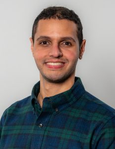 Omar Moustafa Fathy, graduate assistant in the Center for Vascular Biology at UConn School of Medicine (Tina Encarnacion/UConn Health).