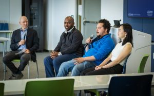 Panelists at the entrepreneurial workshop