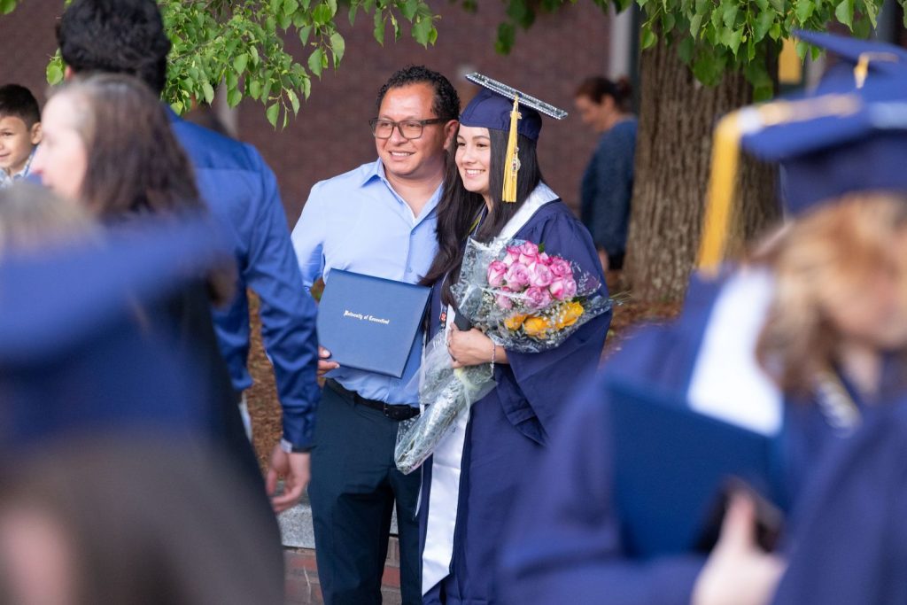 Students after Commencement 2025