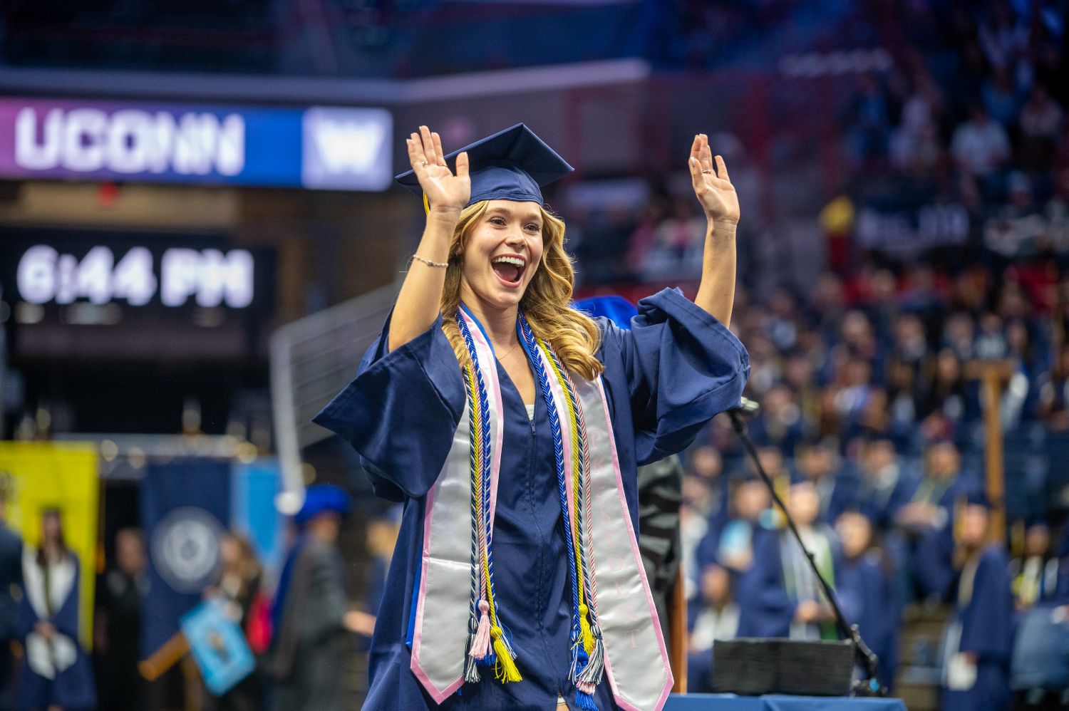 Happy student graduation