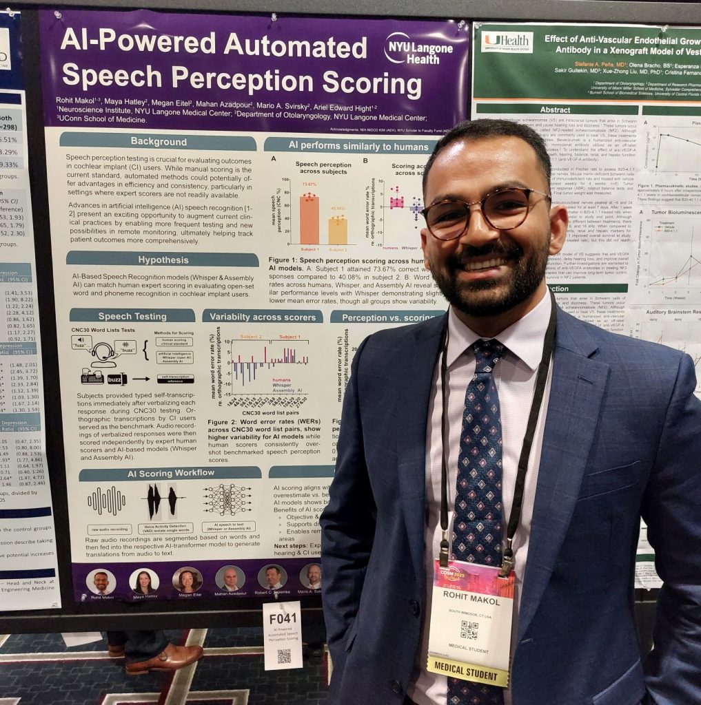 SOM Class of 2026 medical student Rohit Makol.