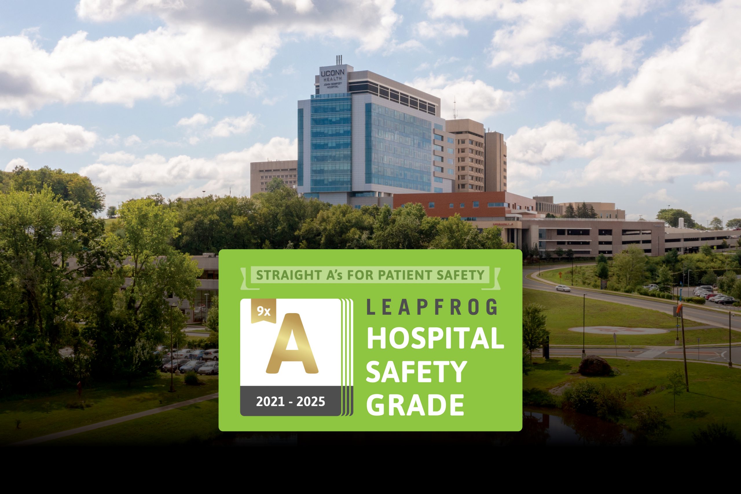 9 Straight A's for Patient Safety - UConn Today