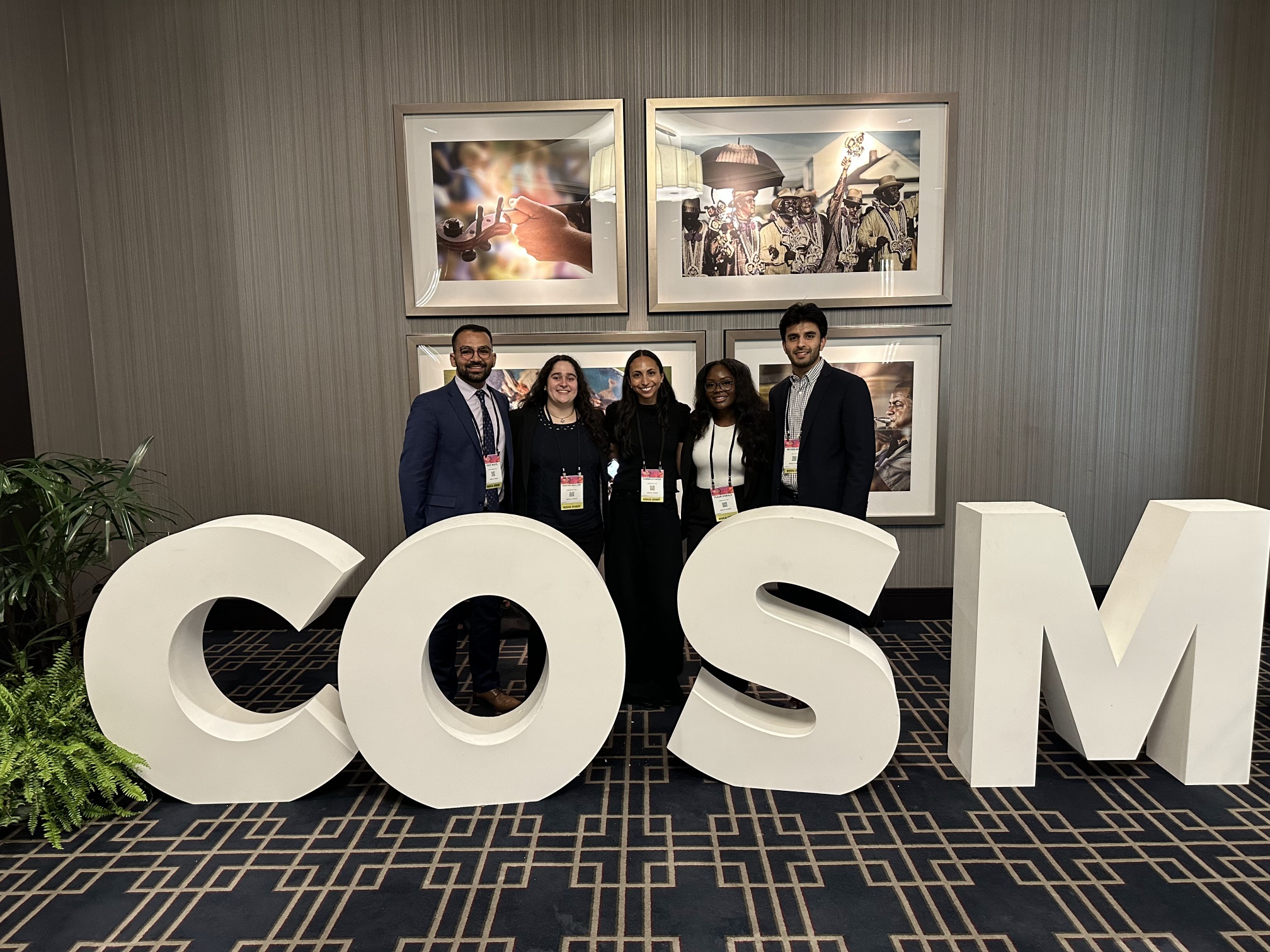 Rising fourth-year medical students at The Combined Otolaryngology Spring Meetings 2025 in New Orleans.