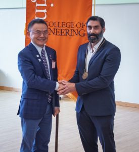 JC Zhao and Academy inductee Nasir Mannan
