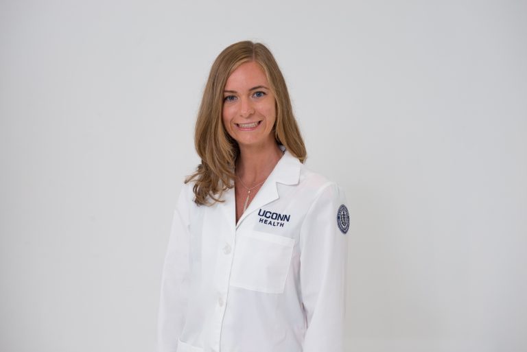 Dr. Jaclyn Olsen Jaeger is a geriatrician at UConn Health and educator at UConn School of Medicine (Tina Encarnacion/UConn Health photo).
