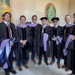 Dental grads celebrating at UConn Health's 54th Commencement.