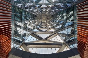 Interior of Poly International Plaza