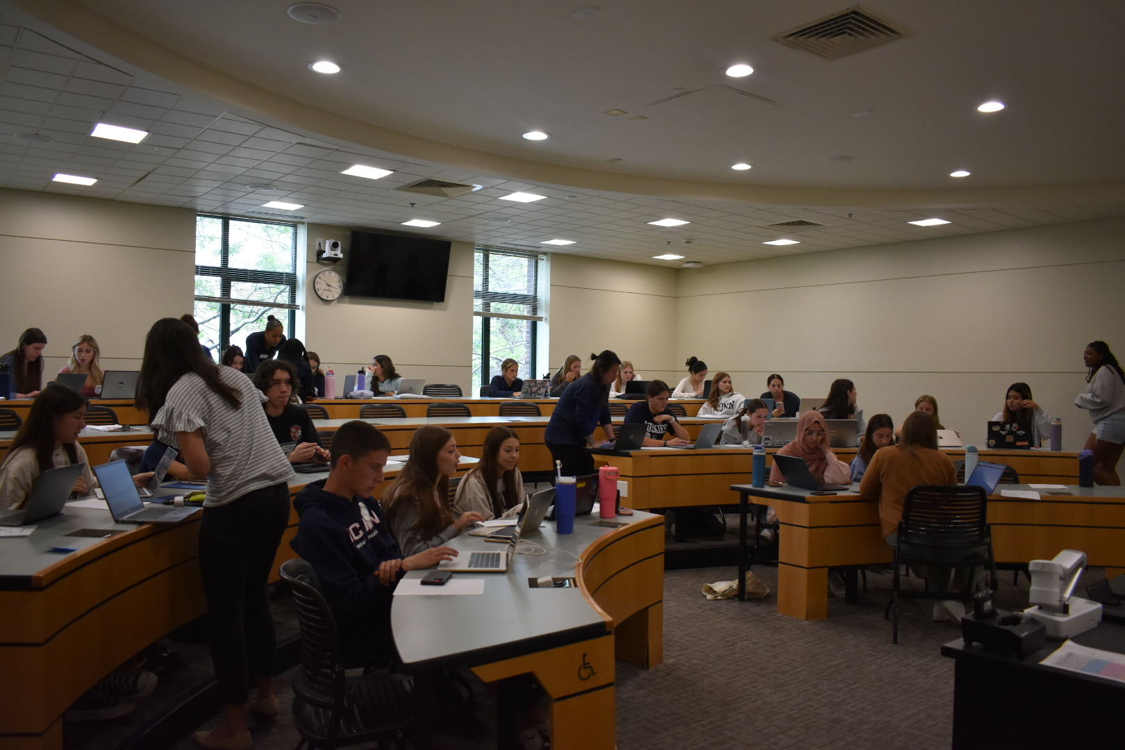 UConn School of Nursing students gather for their second day of orientation on May 28, 2025.