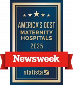 logo for america's best maternity hospital
