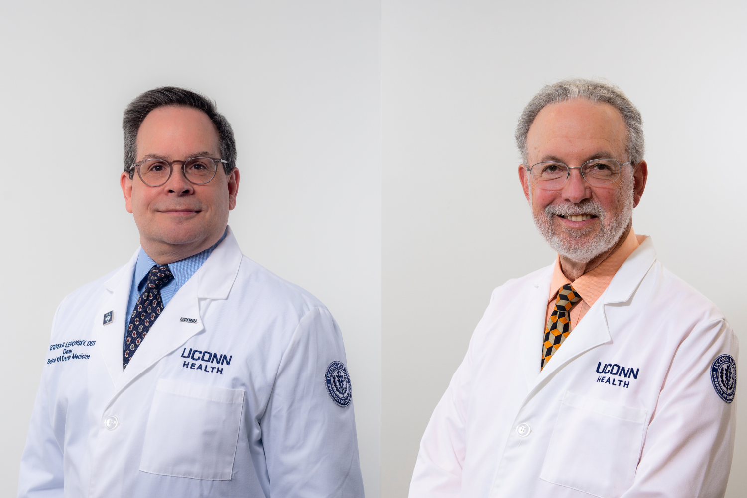 two faculty headshot