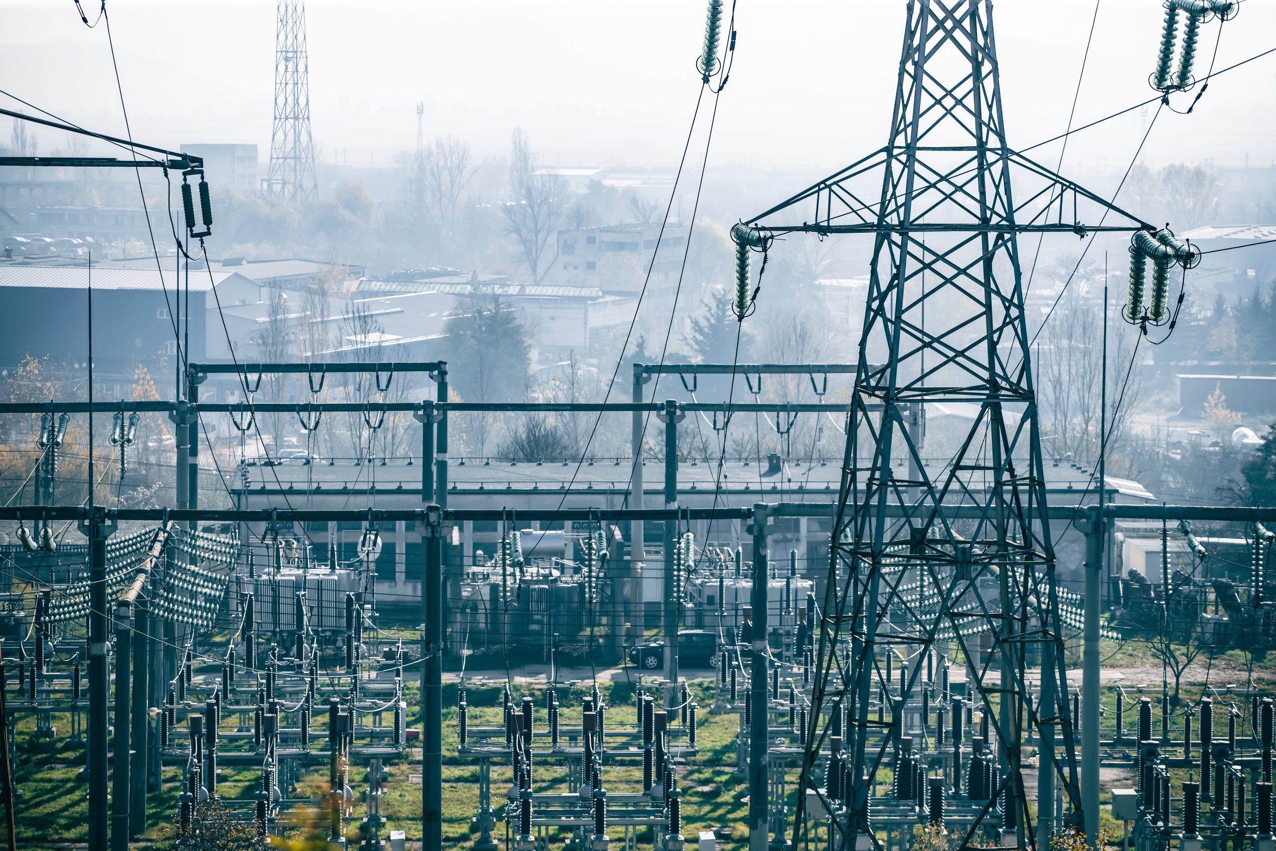 An electrical substation