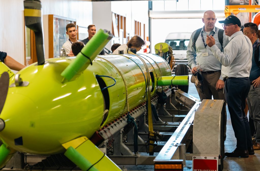 Explorer AUV (autonomous underwater vehicle) at Australian Maritime College