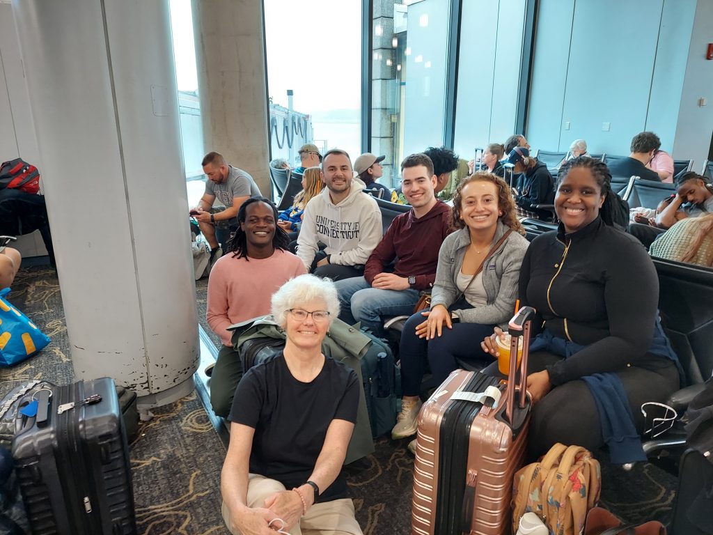 Director of the Connecticut AHEC, Petra Clark-Dufner traveled with the UST/AHEC scholar alums from UConn's medical and dental school to the national AHEC conference (CT AHEC Photo).