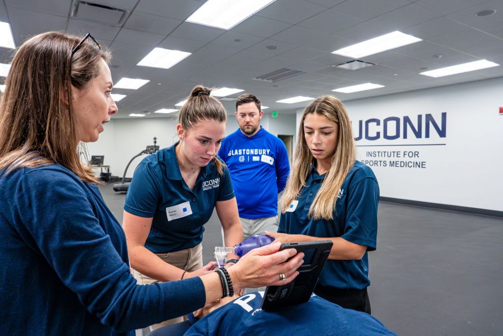 Athletic Trainers learning about player safety