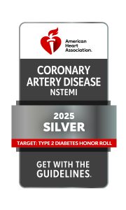 NSTEMI award badge from American Heart Association 