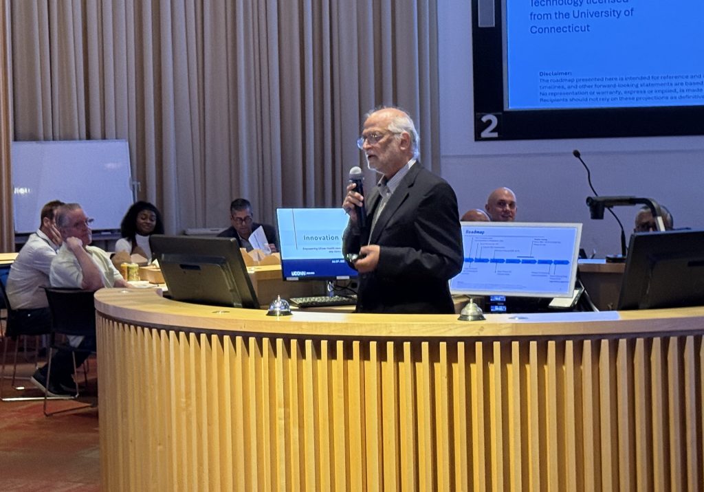 Director of UConn Health's Neag Comprehensive Cancer Center Dr. Pramod Srivastava.