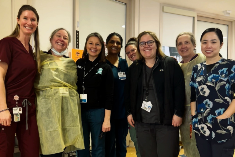 Team that provided the first infusion.