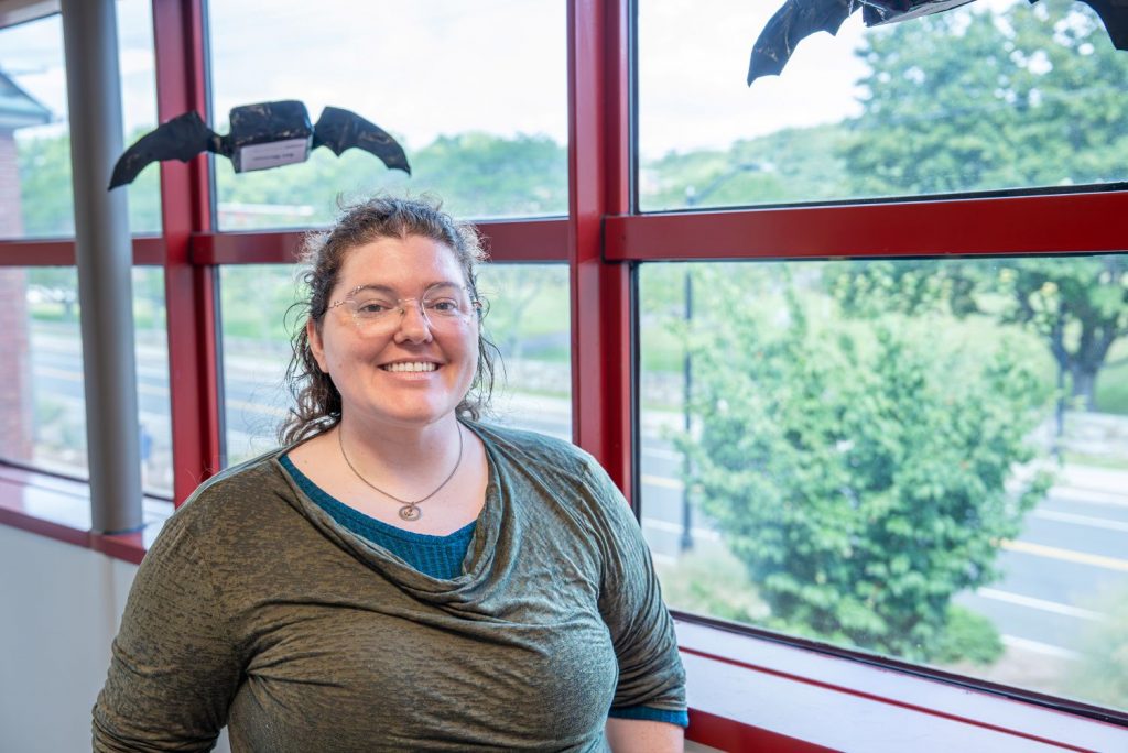 Julia Burkett from the Department of Pathobiology and Veterinary Science