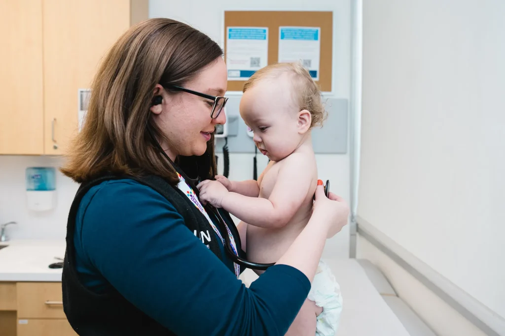 Future pediatrician Dr. Katherine Phillips (Photo by Erin Blinn-Curran/Connecticut Children's).