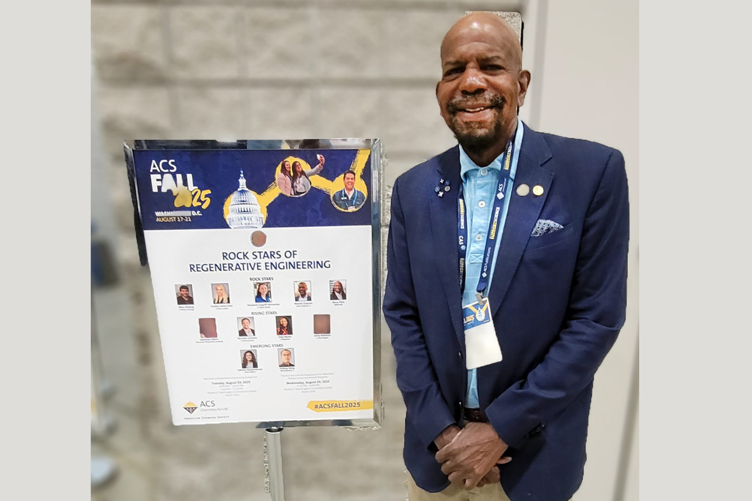 Dr. Cato T. Laurencin at the Rock Star Symposium (Photo Courtesy of the Cato T. Laurencin Institute).
