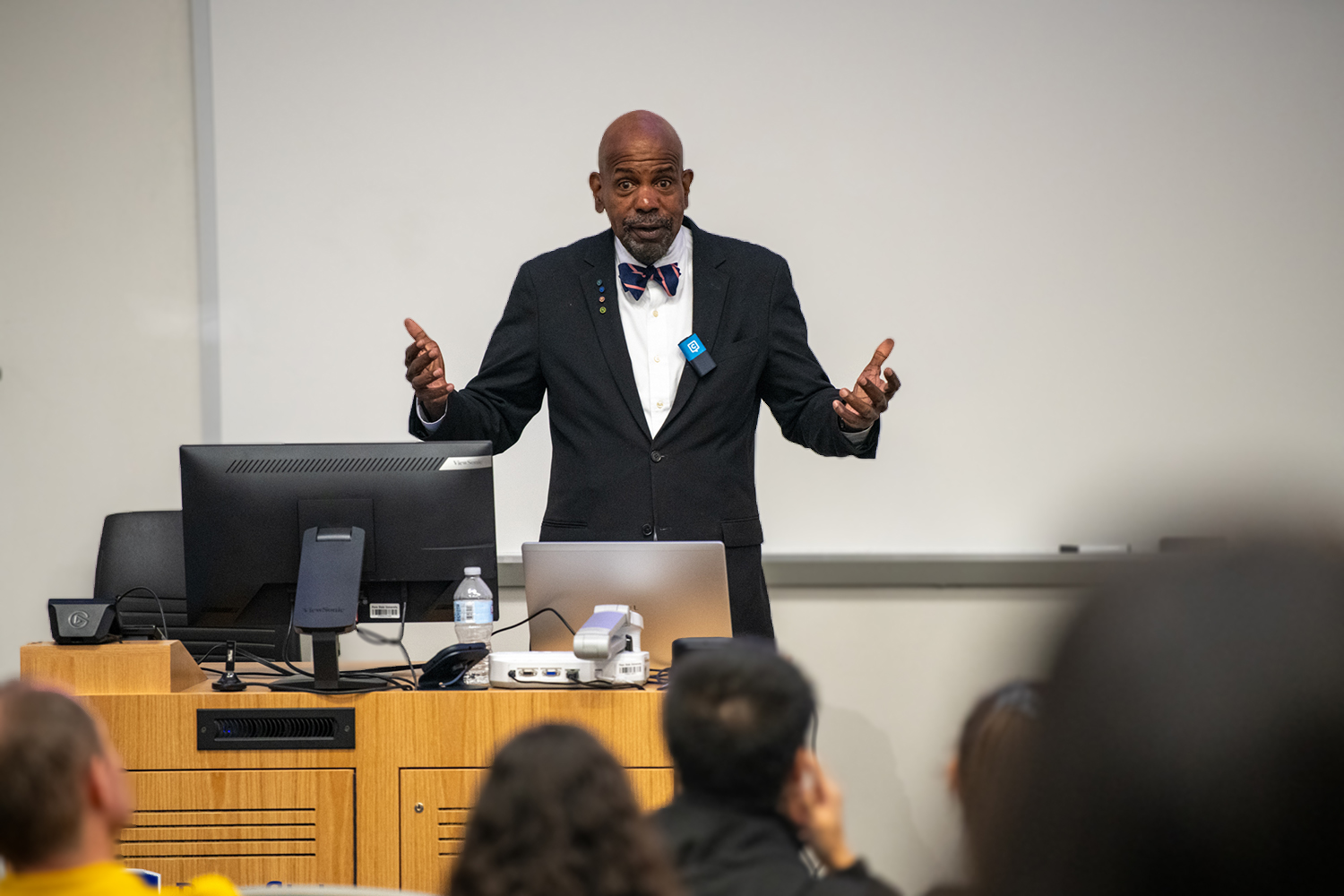 Dr. Cato T. Laurencin lecturing at Penn State